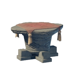Кам'яний маленький столик