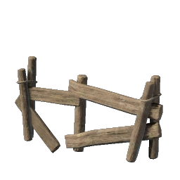 Crude Wooden Fence
