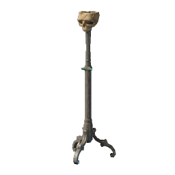 Crypt Standing Skull Torch