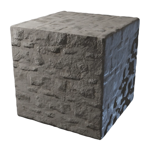 Wymyślny kamienny blok