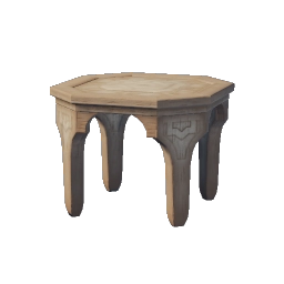 Palm Wood Side Table