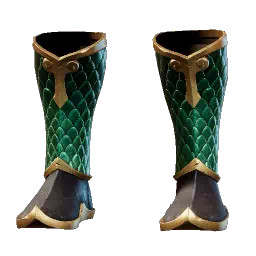 Botas de guerrero de serpiente