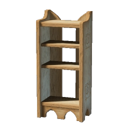 Small Palm Wood Cabinet