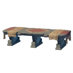 Tavolo da banchetto di pietra