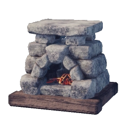 Kamienny kominek