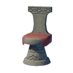 Chaise en pierre