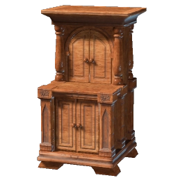 Large Polished Wooden Cupboard