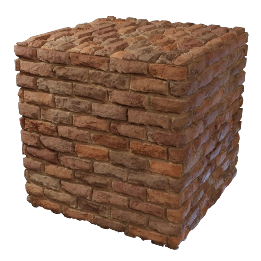 구운 벽돌 블록